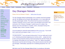 Tablet Screenshot of gayokanagan.net